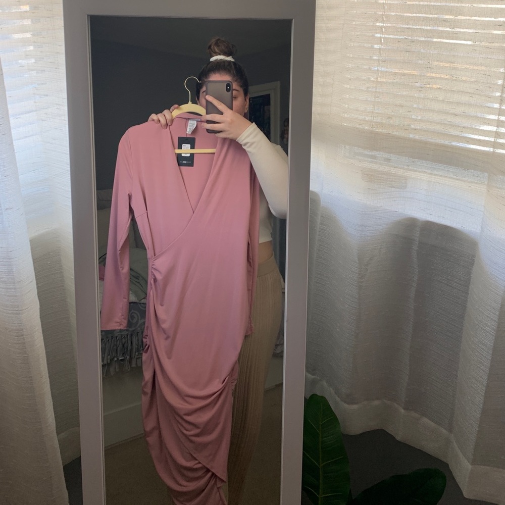 Fashion Nova Pink Bodycon Dress